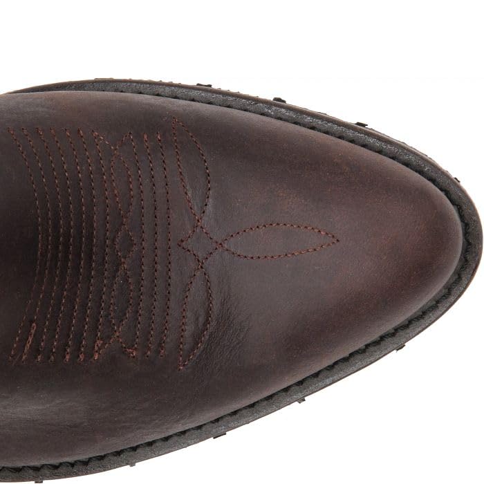 DOUBLE-H Robert Soft Toe Work Boots for Men - PermaFresh Cushioned Insole, Shock-Absorbing PU Insert, and Oil-Resistant AG7 Heel Outsole, Made in USA