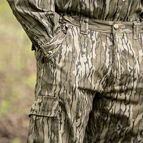 Mossy Oak Men's Hunting Pants Camo Cotton Mill Flex