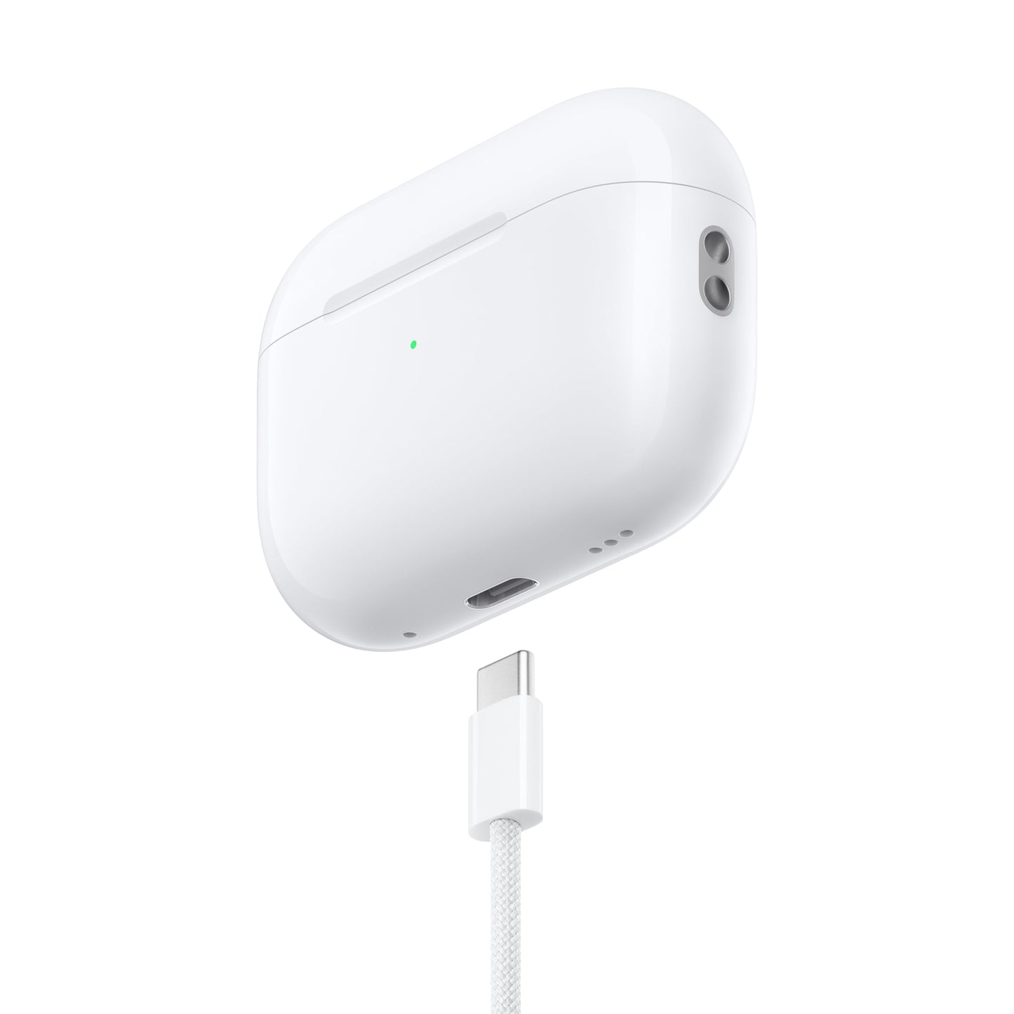 Apple AirPods Pro (2nd Generation) Wireless Ear Buds with USB-C Charging, Up to 2X More Active Noise Cancelling Bluetooth Headphones, Transparency, Adaptive and Spatial Audio With AppleCare+ (2 Years)