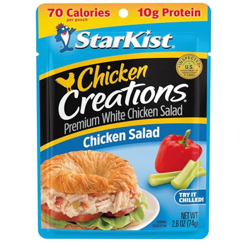 StarKist Chicken Creations, Chicken Salad, 2.6 oz Pouch (Pack of 12)