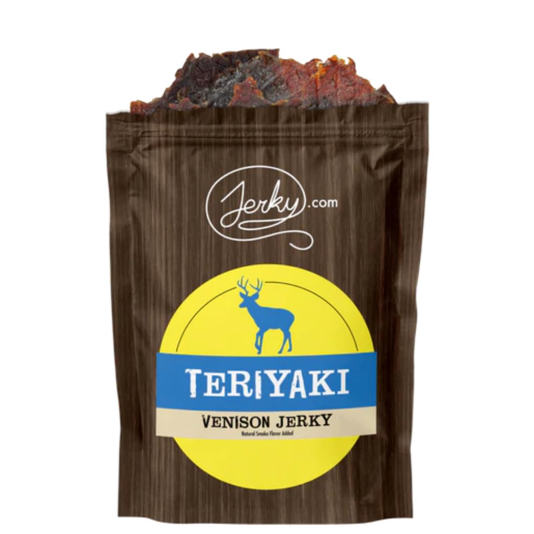 Jerky.com Original Buffalo Jerky 3-Pack - Exotic Jerky High Protein, Gluten-Free, All-Natural Exotic Snack - Premium Wild Game Meat - Perfect for Hiking, Camping, and On-the-Go 1.75oz (Pack of 3)