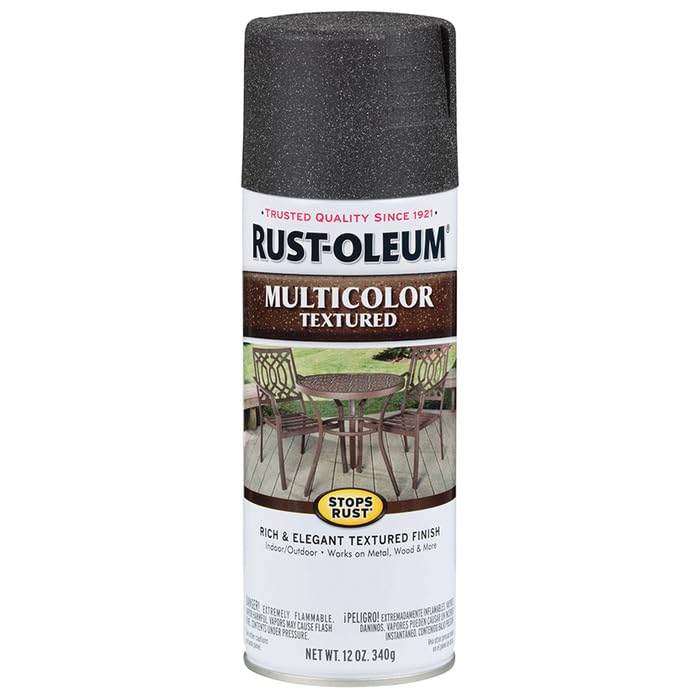 Rust-Oleum 223524-6PK Stops Rust Multi-Color Textured Spray Paint, 12 oz, Desert Bisque, 6 Pack, Beige