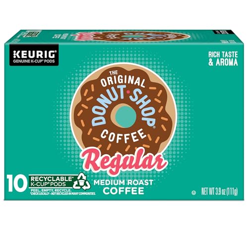 The Original Donut Shop Regular Keurig Single-Serve K-Cup Pods, Medium Roast Coffee, 96 Count