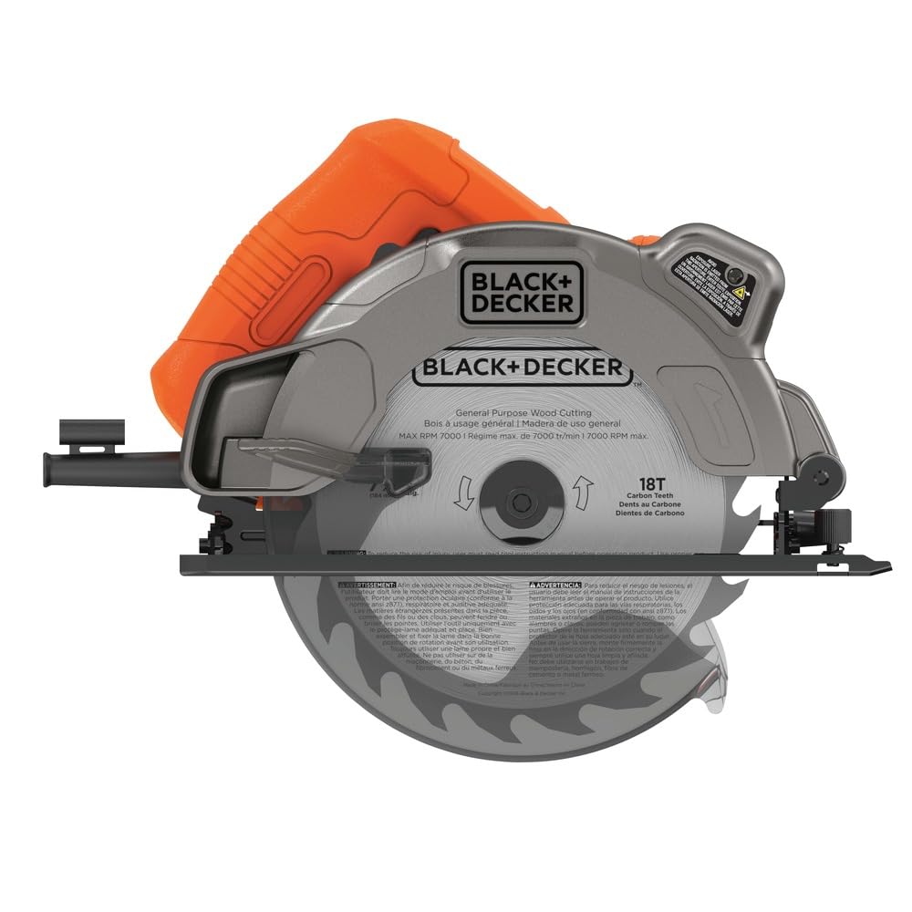 BLACK+DECKER 7-1/4-Inch Circular Saw with Laser, 13-Amp (BDECS300C)