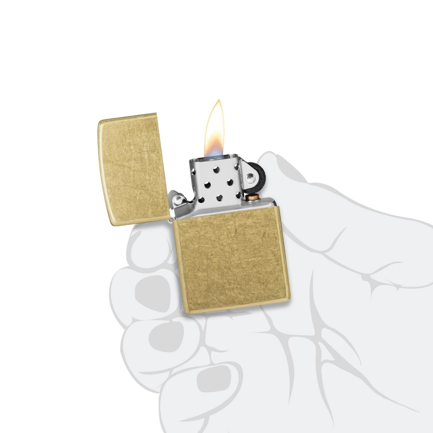 Zippo Brass Pocket Lighters