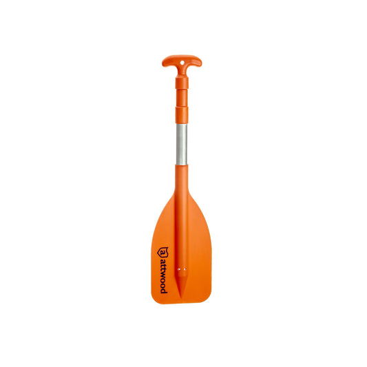 Attwood 11826-1 Emergency 24-inch to 54-inch Telescoping Paddle for Boating, Orange