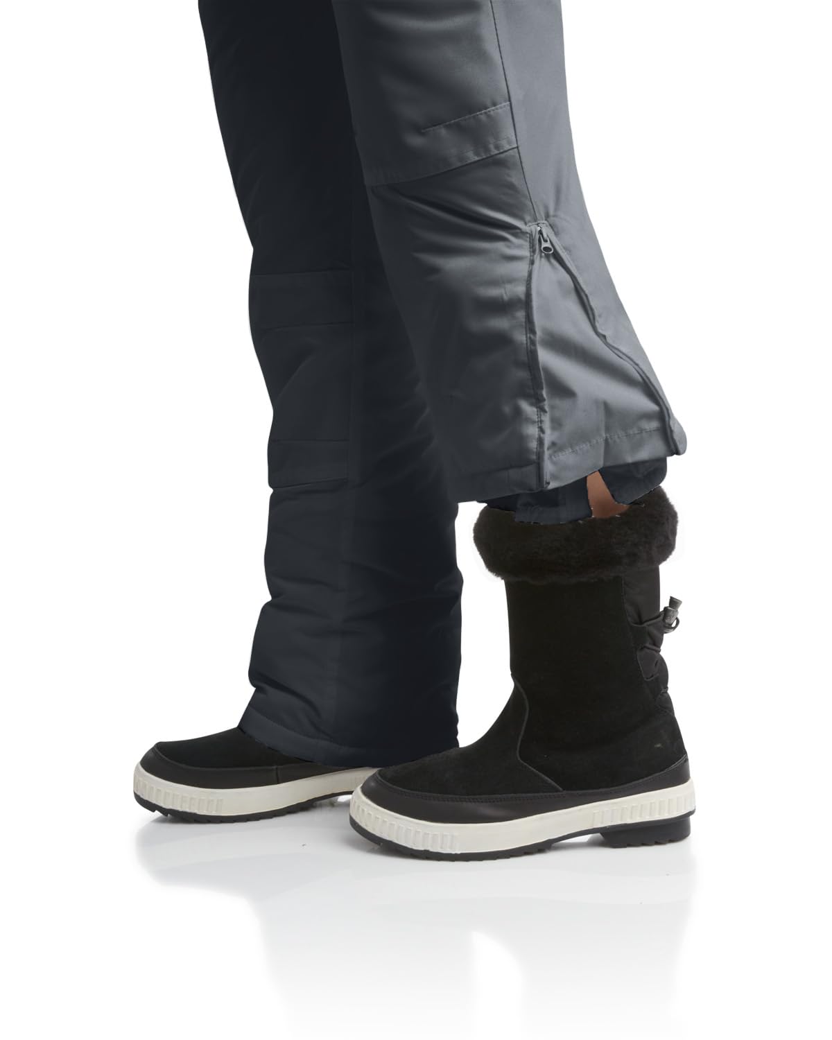 Women's Ski Snow Bib - Waterproof Insulated Ski Pants Snowboard Overalls - Snow Pants for Women (Sizes: S-2XL)