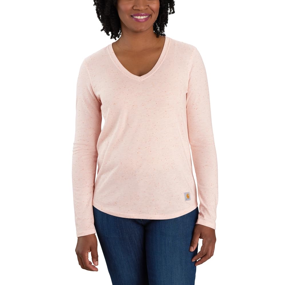 Carhartt Women's Relaxed Fit Midweight V Neck Shirt