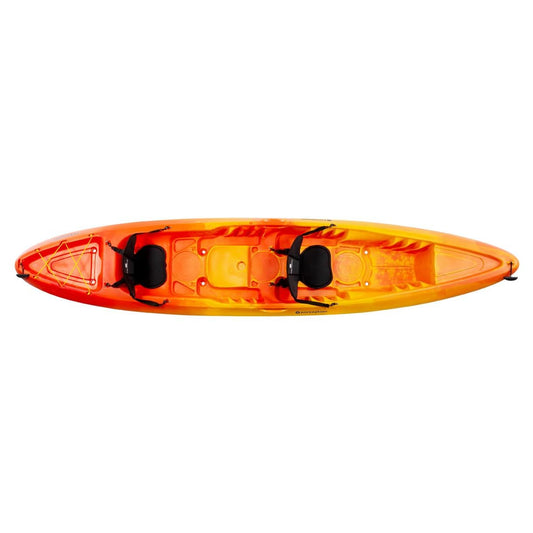 Perception Rambler | Sit on Top Tandem Kayak | Recreational Kayak for Two | Storage with Tie Downs