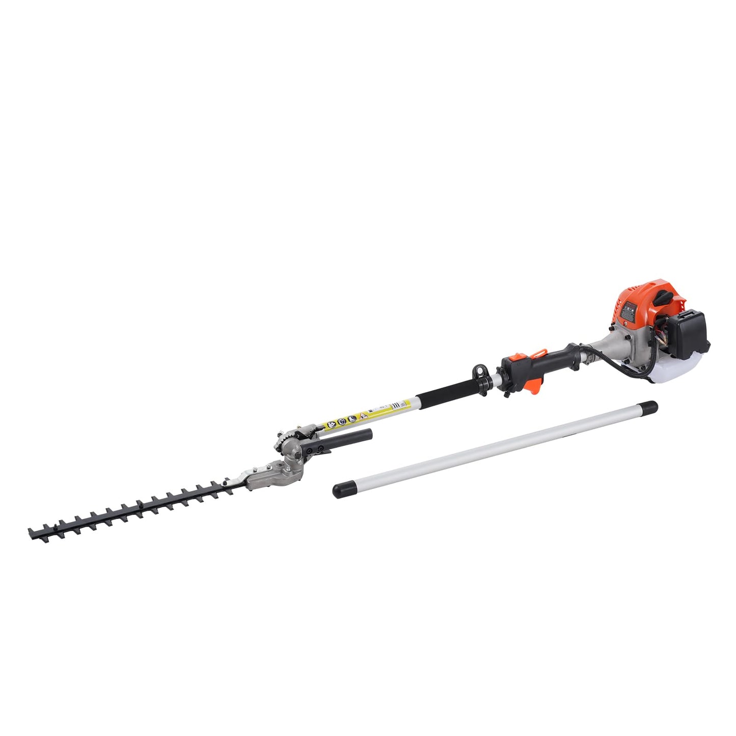 VEVOR 5-in-1 26cc 2 Cycle Gas Powered Dual Sided Hedge Trimmer, Weed Eater, String Trimmer, Edger, Pole Saw Chainsaw Pruner with EPA, CE and EMC Certification