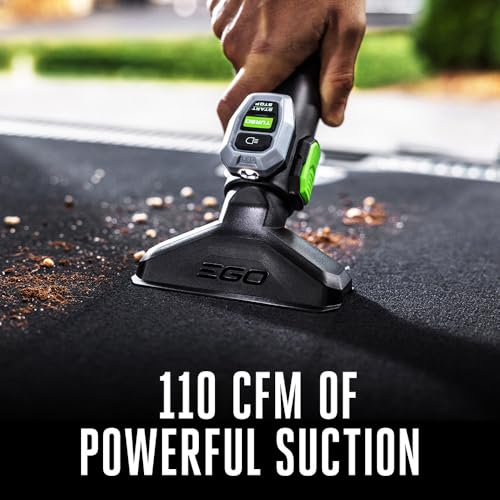 EGO Power+ Shop Vacuum Wet Dry, Car Vac, Portable Cordless Cleaner, 9 Gallon 110 CFM, Includes 56V 5.0Ah Battery and Charger - WDV0904