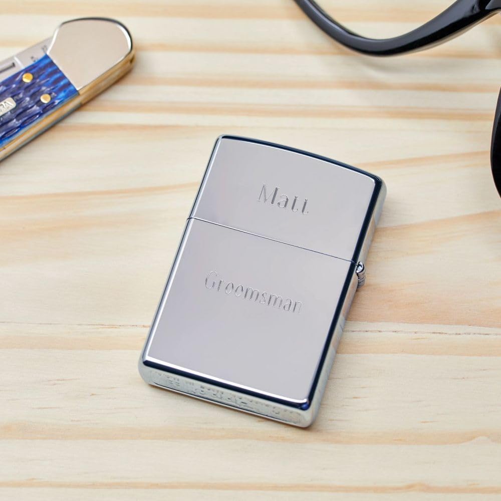 Zippo 200 Classic Brushed Chrome Pocket Lighter
