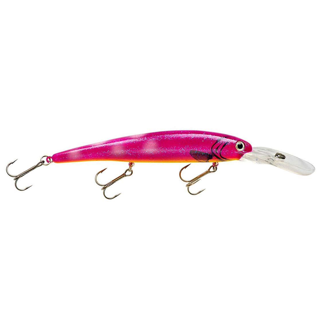 Bandit Lures 4 3/4-Inch Slender Minnow Jerkbait Trolls Up to 27 Feet Deep, Universal Color Patterns, 1 Piece