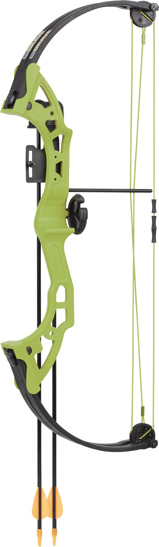 Bear Archery Brave Bow Set for Youth, Recommended Ages 8-12, Right Handed, Continuous Draw Weight Up to 25 lb., Continuous Draw Length Up to 19.5-inches