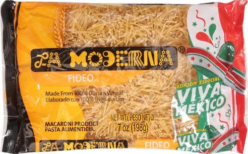 LA MODERNA, Noodles, Pasta, Made with Durum Wheat Grits, Enriched with Vitamins and Iron, 7 oz, Pack of 20