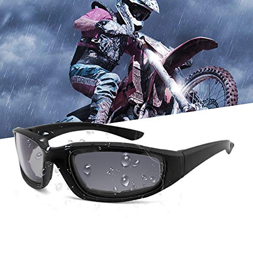 3 Pair Motorcycle Riding Glasses Padding Goggles UV Protection Dustproof Windproof Motorcycle Sunglasses for Outdoor Actives