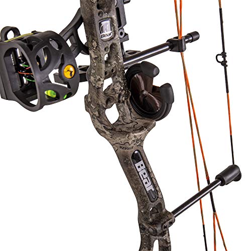 Bear Archery Royale Ready to Hunt Compound Bow Package for Adults and Youth, 12”- 27” Draw Length, 5-50 Lbs Draw Weight, Up to 290 FPS, Limbs Made in USA, Limited Life-Time Warranty