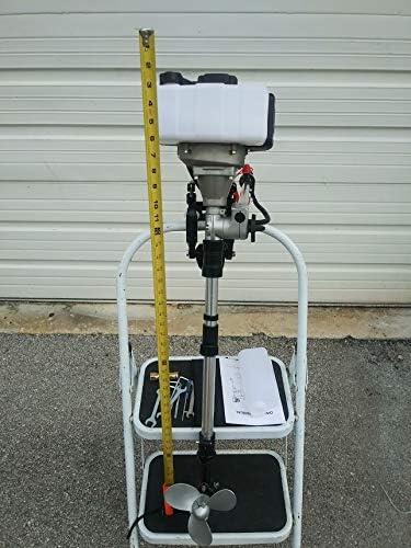 New 52cc 2 Stroke Gas Outboard Motor 3.5 HP Adjustable Base and Height Jon Boat, Zodiac, Dingy