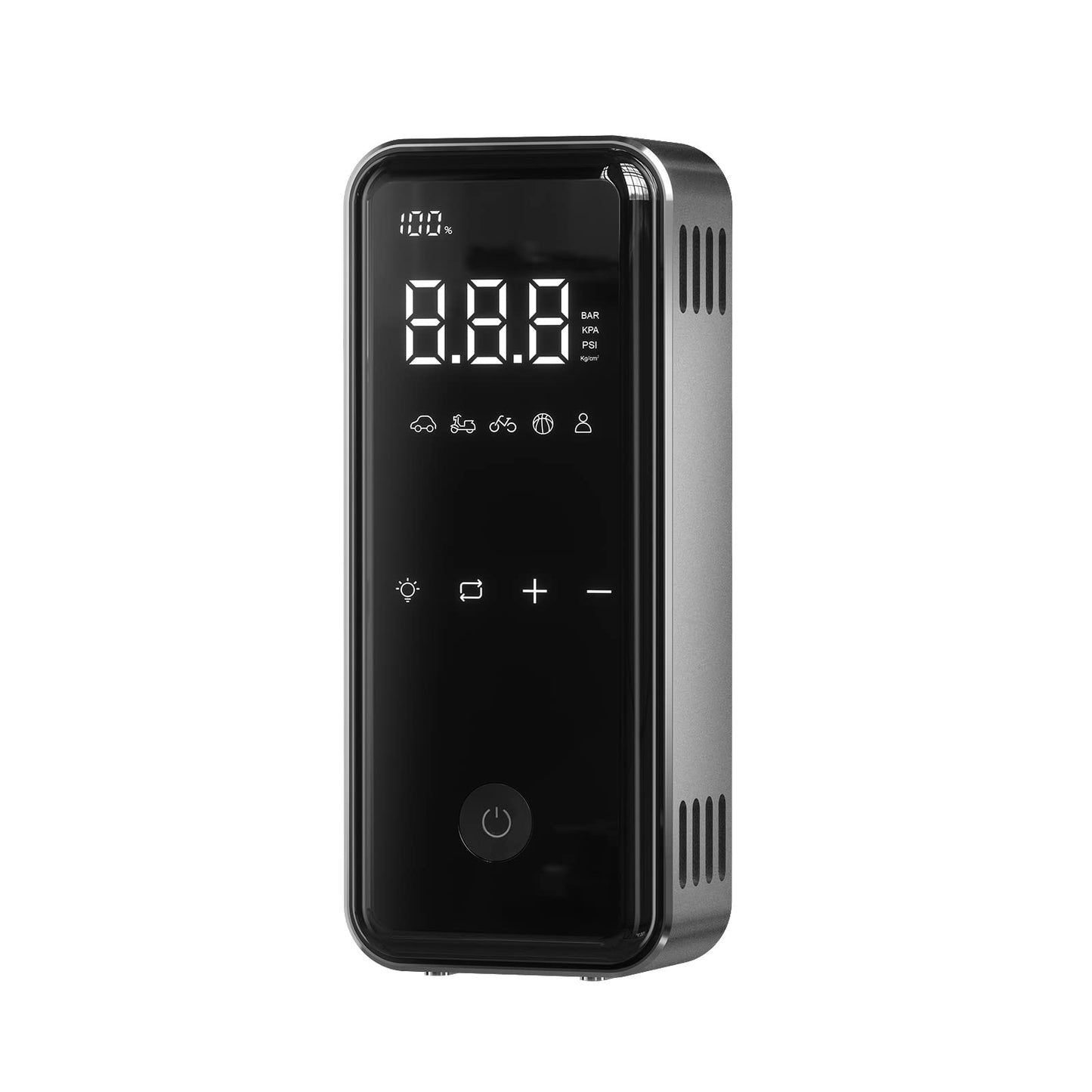 DENVIX Tire Inflator Portable Air Compressor, 2X Faster Inflation Cordless Air Compressor, Electric Air Pump for Car Tires with 15000 mAh Battery Capacity, 45W 3X Faster Charging, Deluxe Package.