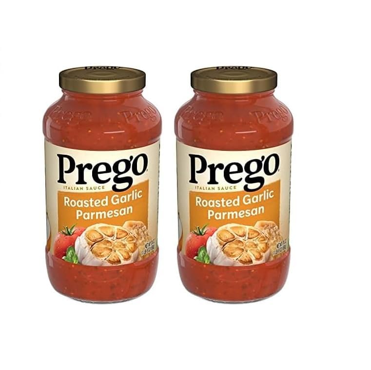 Prego Pasta Sauce, Italian Tomato Sauce with Roasted Garlic & Parmesan Cheese, 24 oz Jar