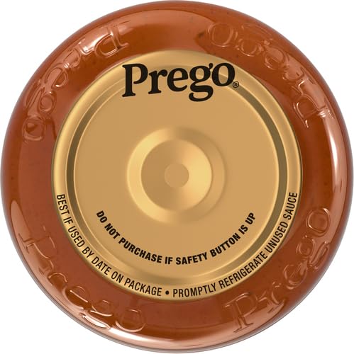 Prego Traditional No Sugar Added Pasta Sauce, 23.5 Oz Jar (Case of 6)