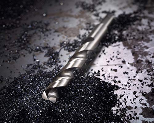 BOSCH CO14B 14-Piece Assorted Set with Included Case - Cobalt M42 Metal Drill Bits with Three-Flat Shank for Drilling Applications in Stainless Steel, Cast Iron, Titanium, and Light-Gauge Metal