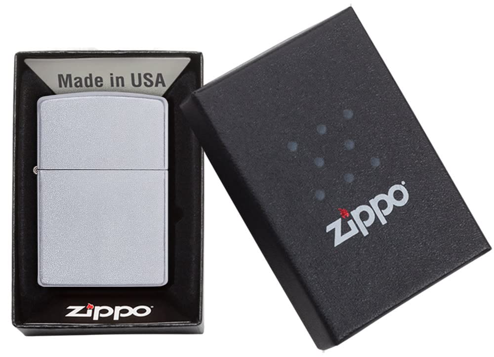 Zippo 200 Classic Brushed Chrome Pocket Lighter