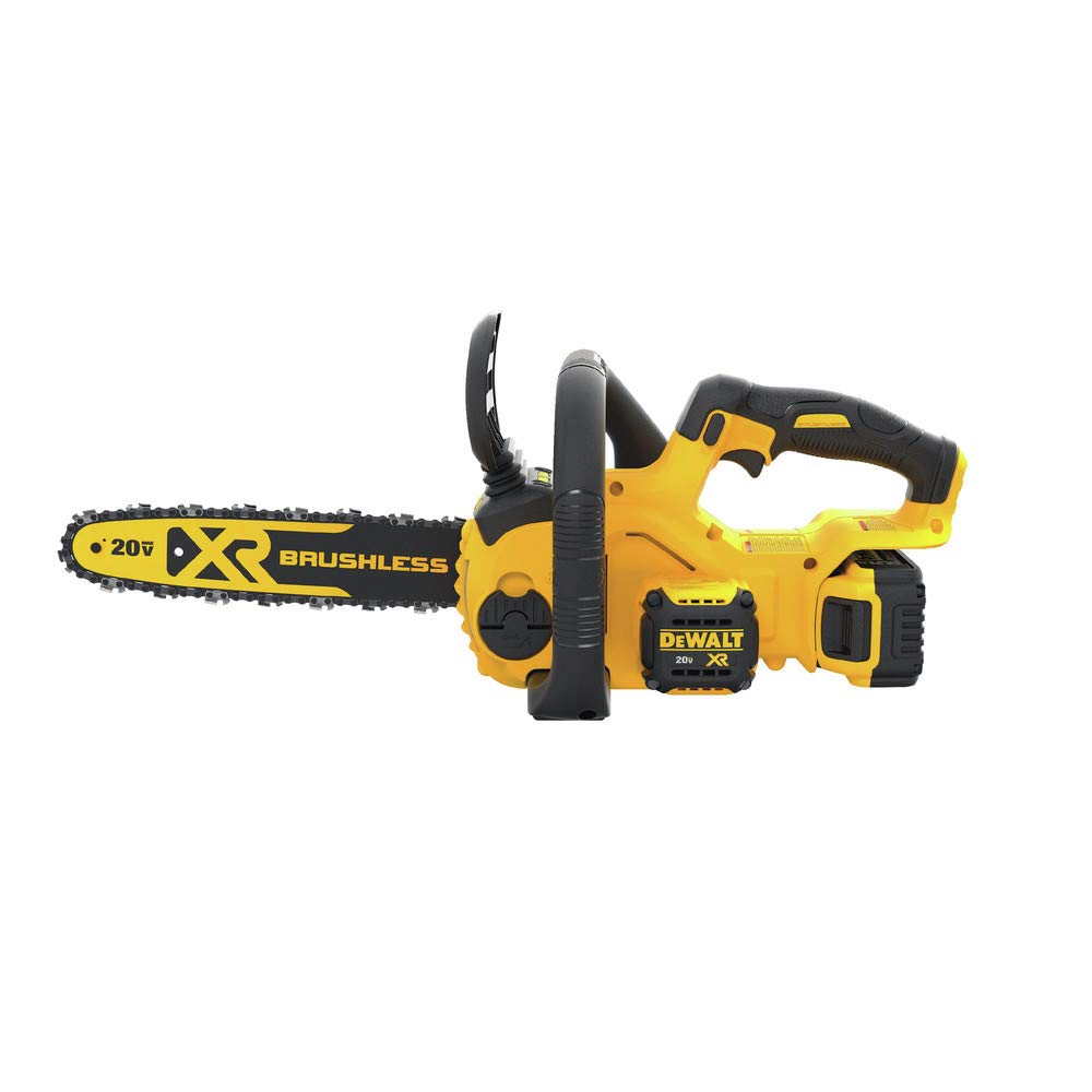 DEWALT 20V MAX* XR Chainsaw Kit, 5-Ah Battery, 12-Inch (DCCS620P1)