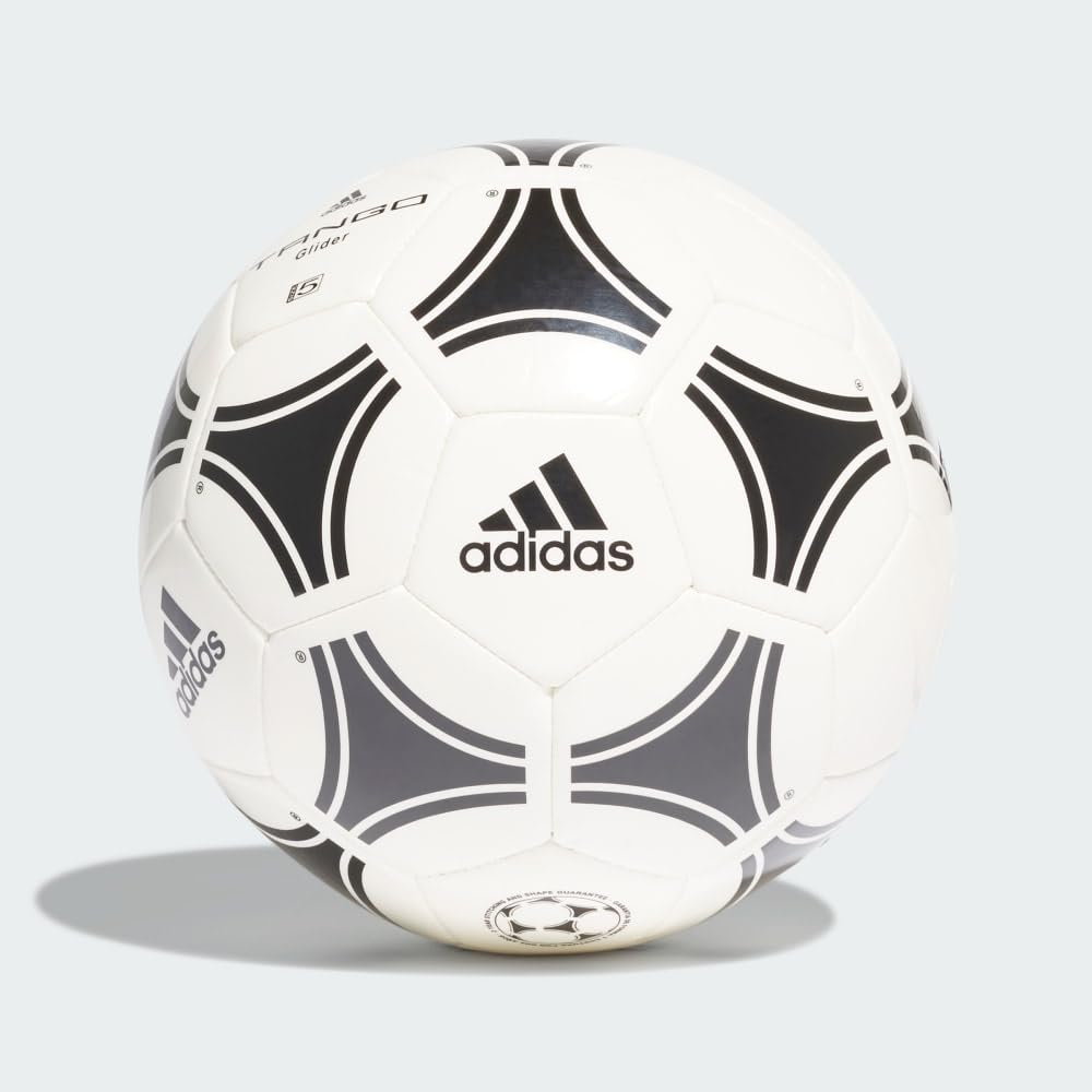 adidas Unisex-Adult Tango Glider Soccer Ball, White/Black, 5