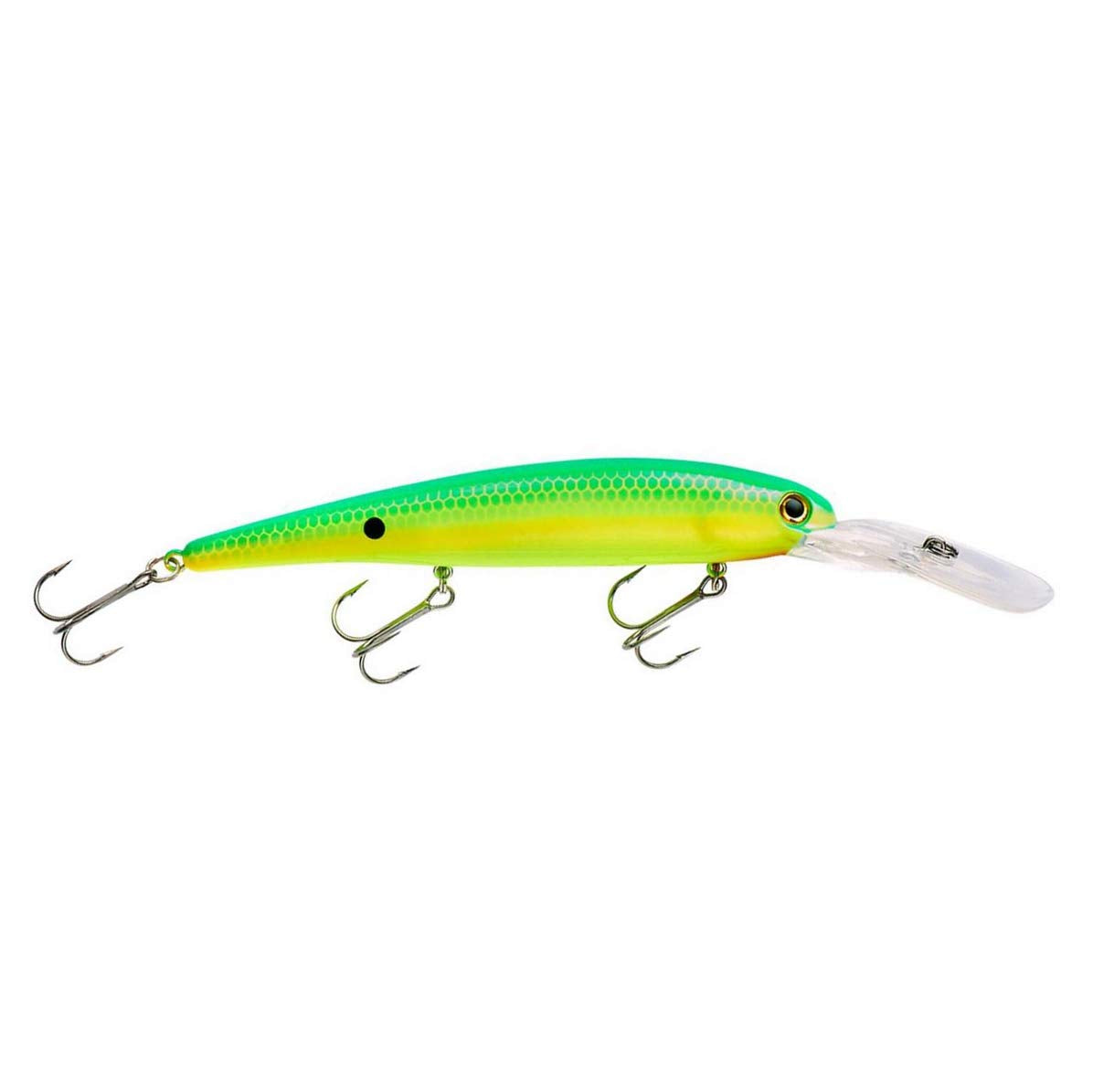 Bandit Lures 4 3/4-Inch Slender Minnow Jerkbait Trolls Up to 27 Feet Deep, Universal Color Patterns, 1 Piece