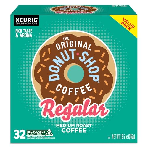 The Original Donut Shop Regular Keurig Single-Serve K-Cup Pods, Medium Roast Coffee, 96 Count