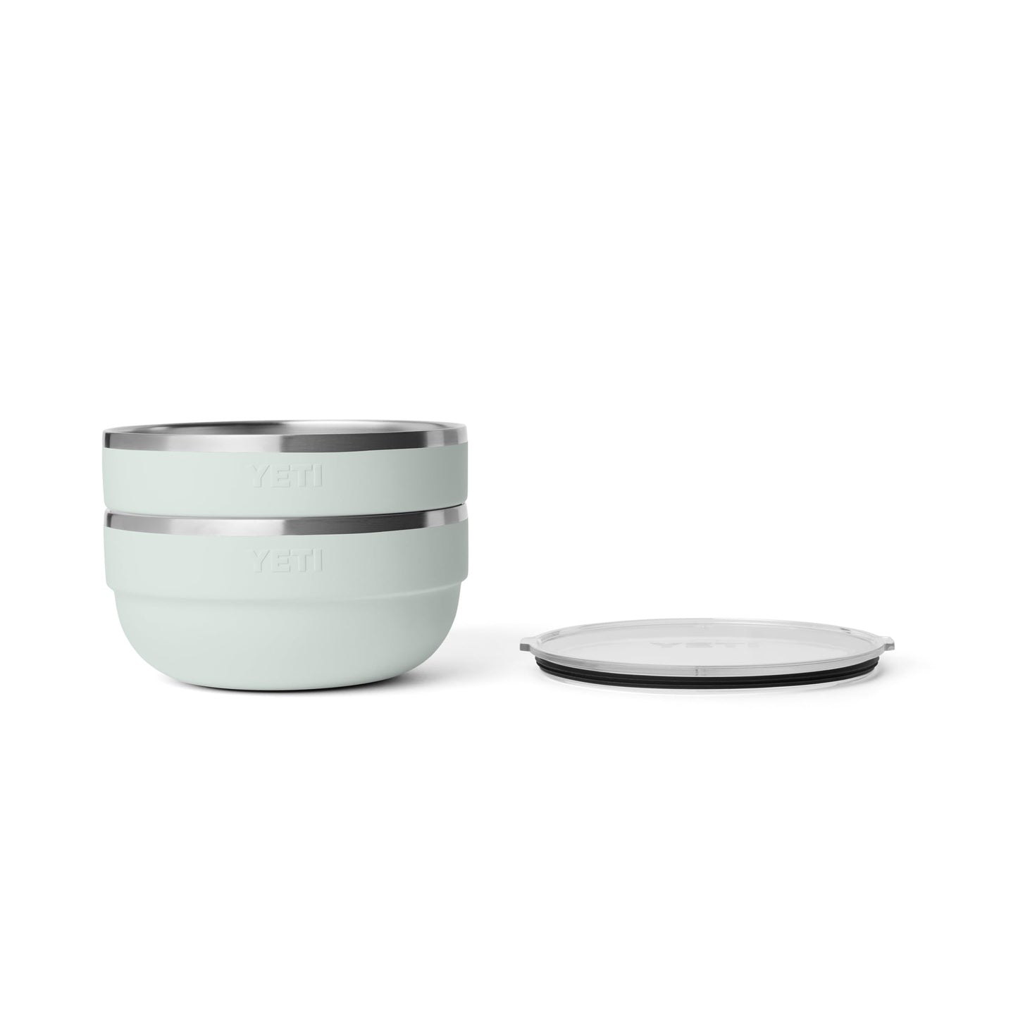 YETI Rambler Bowl, Vacuum Insulated, Stackable and Nestable Stainless Steel Bowl with Lid, 4.5 Quart, Ridgeline