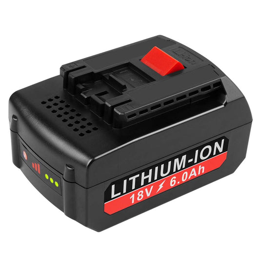 [2Pack] 18V 6.0 Ah! HIGH-Output Battery for Bosch 18V Battery Lithium BAT609 BAT609G BAT610G BAT611 BAT612 BAT618 BAT618G BAT619 BAT619G BAT622 BAT620
