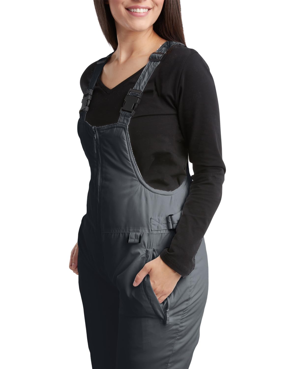 Women's Ski Snow Bib - Waterproof Insulated Ski Pants Snowboard Overalls - Snow Pants for Women (Sizes: S-2XL)