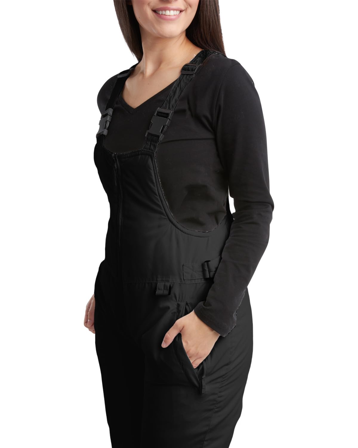 Women's Ski Snow Bib - Waterproof Insulated Ski Pants Snowboard Overalls - Snow Pants for Women (Sizes: S-2XL)