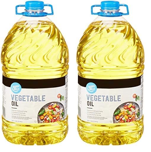 Amazon Brand - Happy Belly Soybean Vegetable Oil, 48 fl oz (Pack of 1)