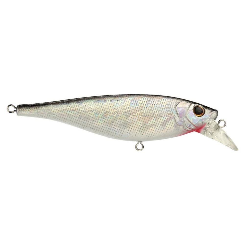 Berkley Juke Fishing Lure, Black Silver, 100, 4in | 10cm, Flat-Sided Body Darts and Flashes to Imitate Baitfish, Equipped with Sharp 3X Anti-Rust Fusion19 Treble Hooks