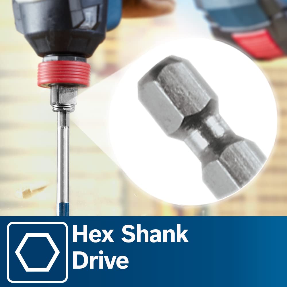 BOSCH (Universally Compatible Accessory) DSB5013P 13-Piece Daredevil Spade Bit Set in Pouch