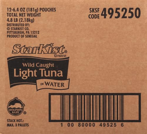 StarKist Chunk Light Tuna in Water, 2.6 Oz, Pack of 24