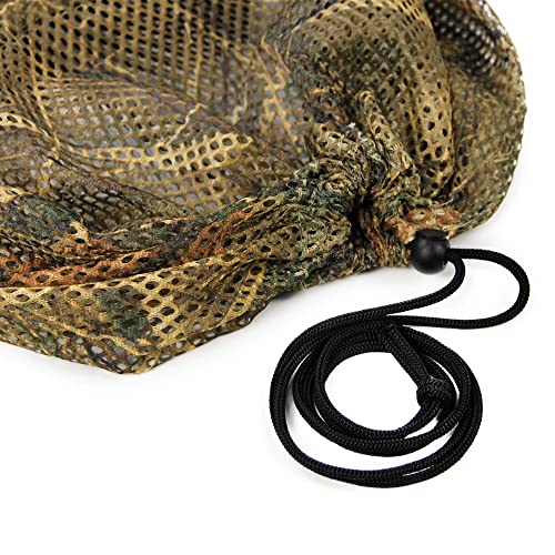 GUGULUZA Mesh Decoy Bags, Green/Camo Duck Decoy Bag for Goose/Turkey/Waterfowl/Pigeon, Light Weight Carrying Storage Backpack for Hunting