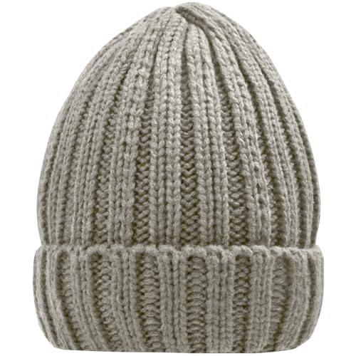 Rosoz Winter Hats for Women Warm Thick Soft Stretch Cable Knit Beanie Skully Cap for Cold Weather