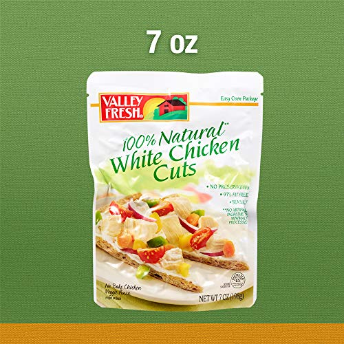 VALLEY FRESH, Chuck Chicken in Water, White & Dark, 10 Ounce (Pack of 12)