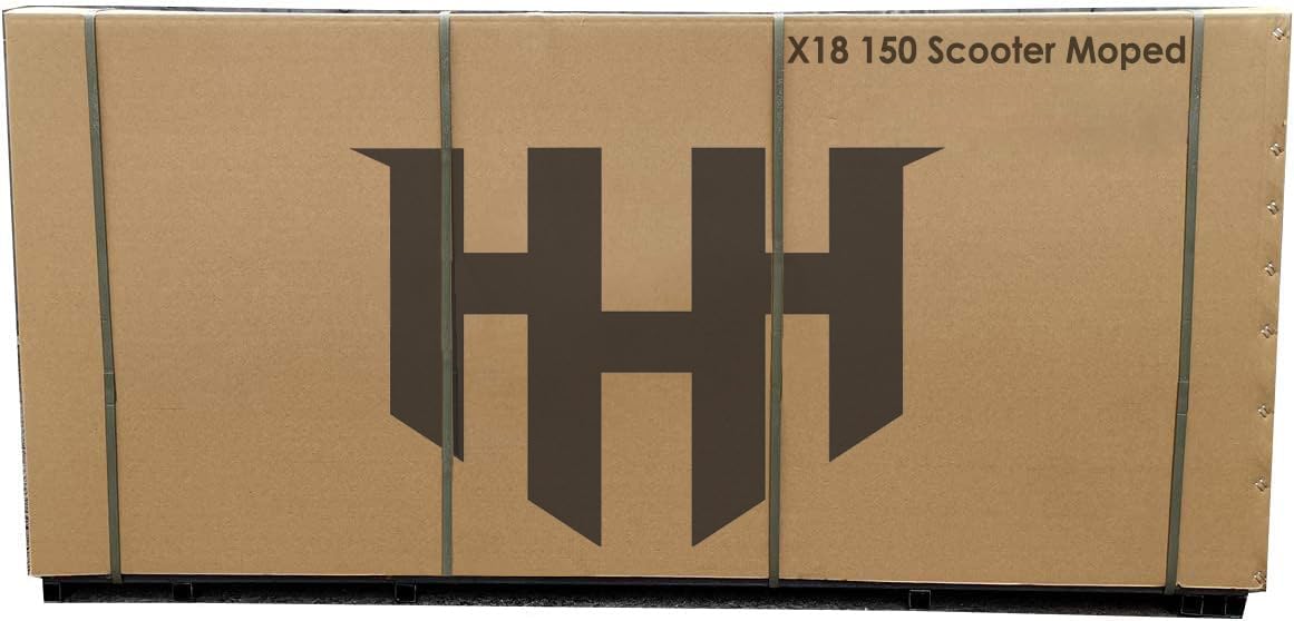 HHH X18 150cc Scooter Street Motorcycle Gas Moped 150cc Adult Bike with 10 inch Aluminum Wheels (Choose Your Color : Red, Black & Blue)