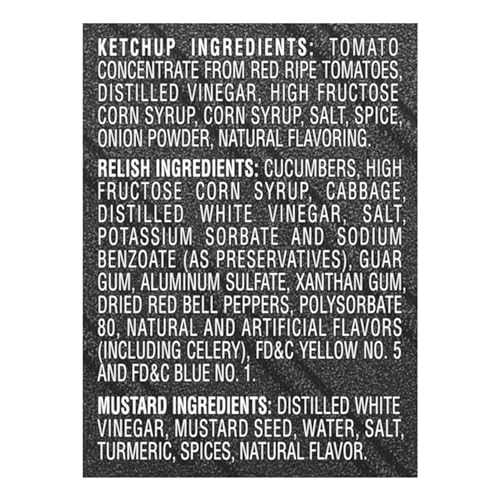 Heinz Tomato Ketchup, Sweet Relish & Yellow Mustard Grill Pack, 3 ct Pack