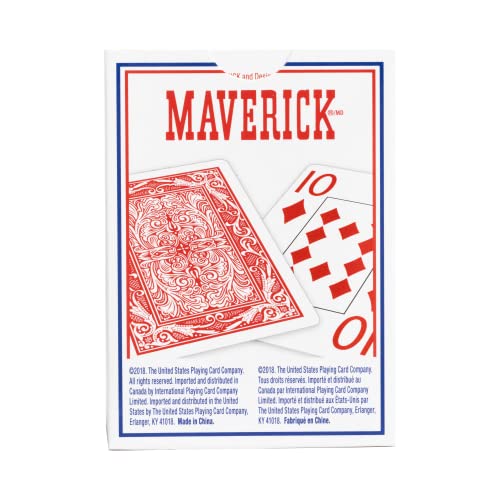 Maverick Jumbo 12 Pack Playing Cards , Blue