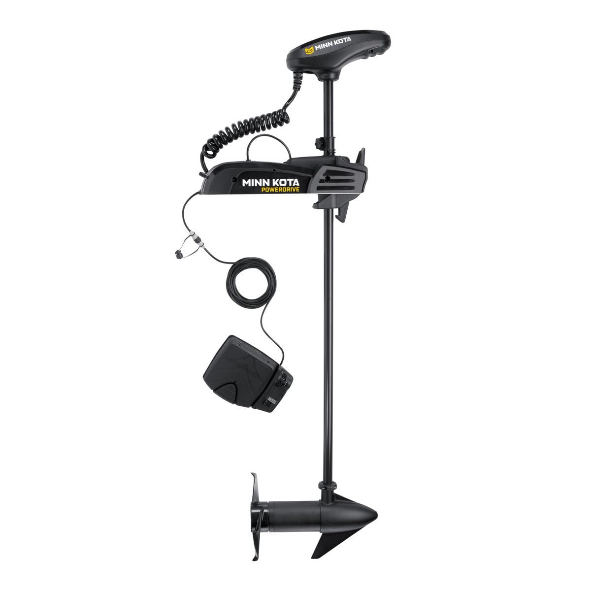 Minn Kota Pontoon Bow-Mount Electric Trolling Motor with PowerDrive Foot Pedal – 70 Lb. Thrust, 48 in. Shaft, Freshwater