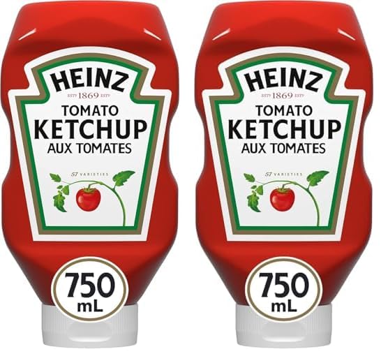 Heinz Ketchup Forever Full Inverted Bottle (20 oz, Pack of 12)