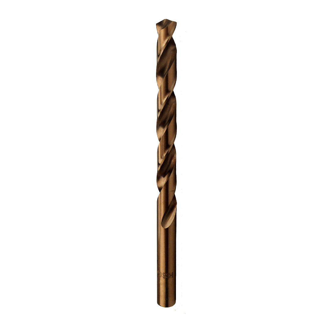 1/4-Inch Cobalt Steel M35 Jobber Length Twist Drill Bits for Hard Metal, Stainless Steel, Pack of 12
