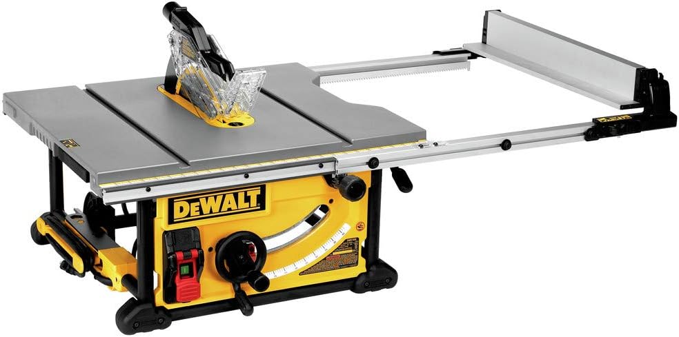 DEWALT 10-Inch Table Saw with Rolling Stand, 32-1/2-Inch Rip Capacity (DWE7491RS)