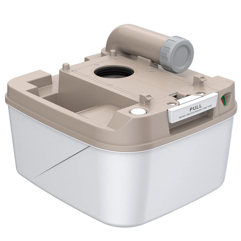 SEAFLO Portable Toilet for RV, Boat, and Camping (4.8 Gallon - Premium Ver.)